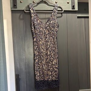 Navy Lace Dress